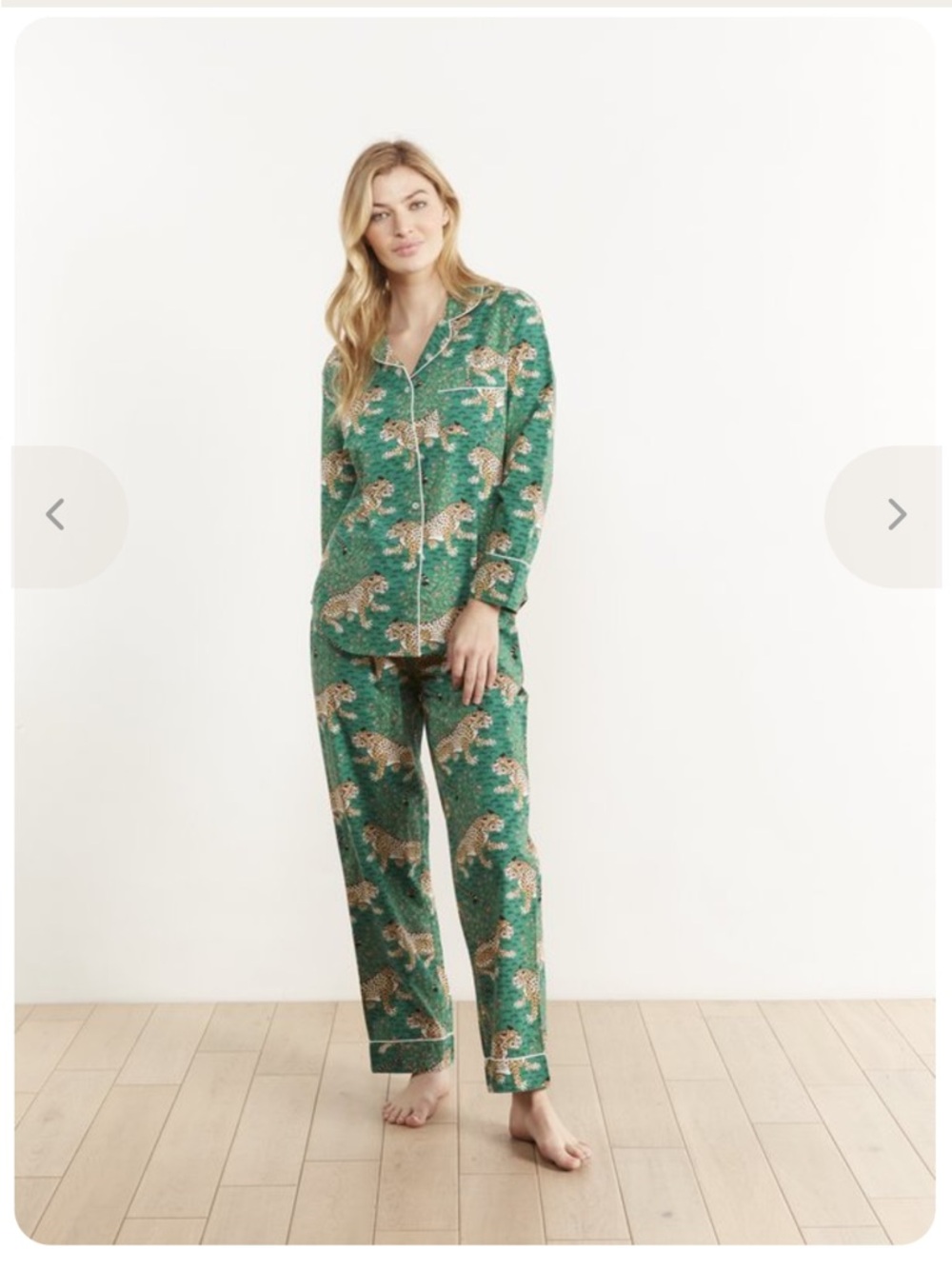 Printfresh Bagheera Leopard Print 100% Cotton Pajama Set Size Large - Picture 2 of 13